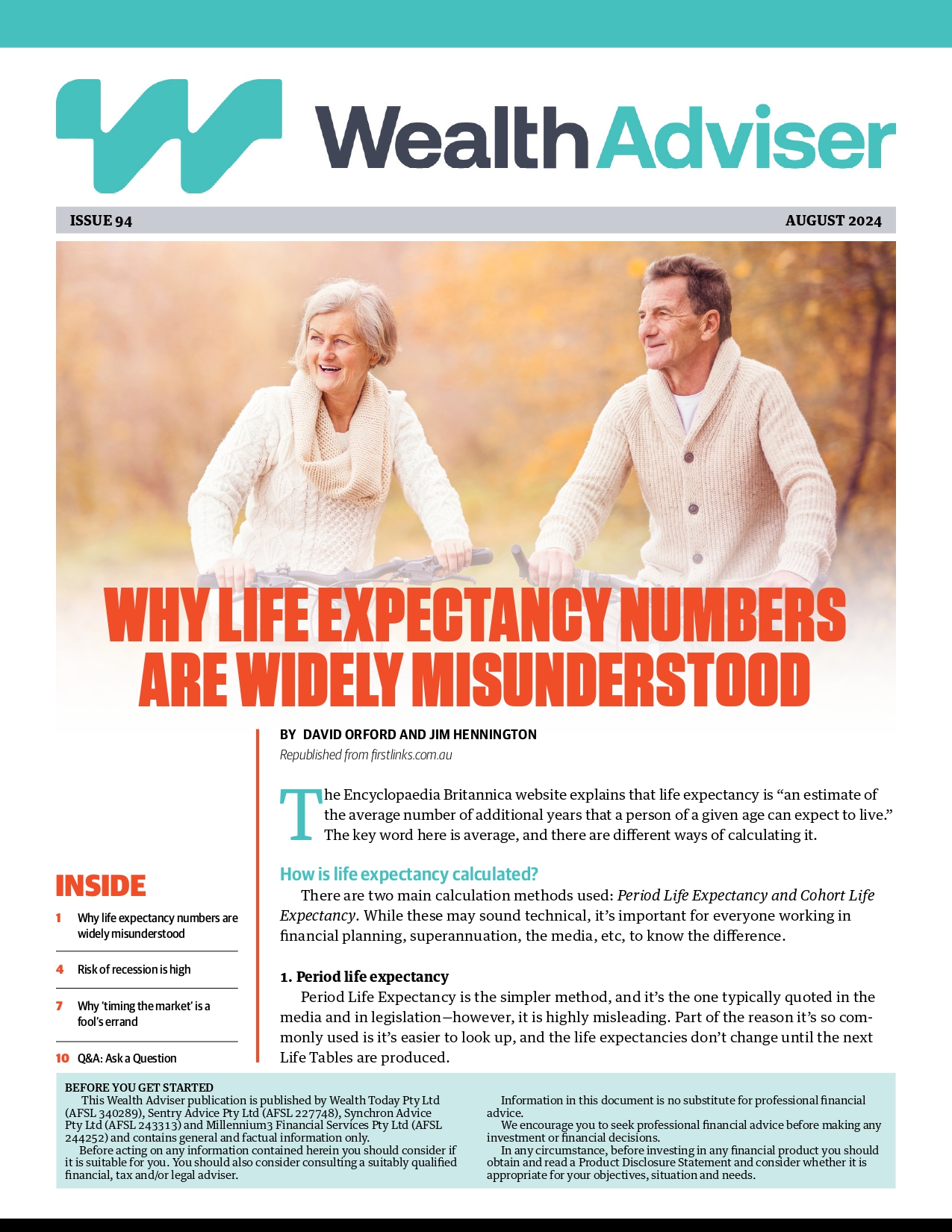 Wealth Adviser newsletter - Issue 94